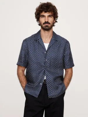 Silk Resort Shirt Banana Republic