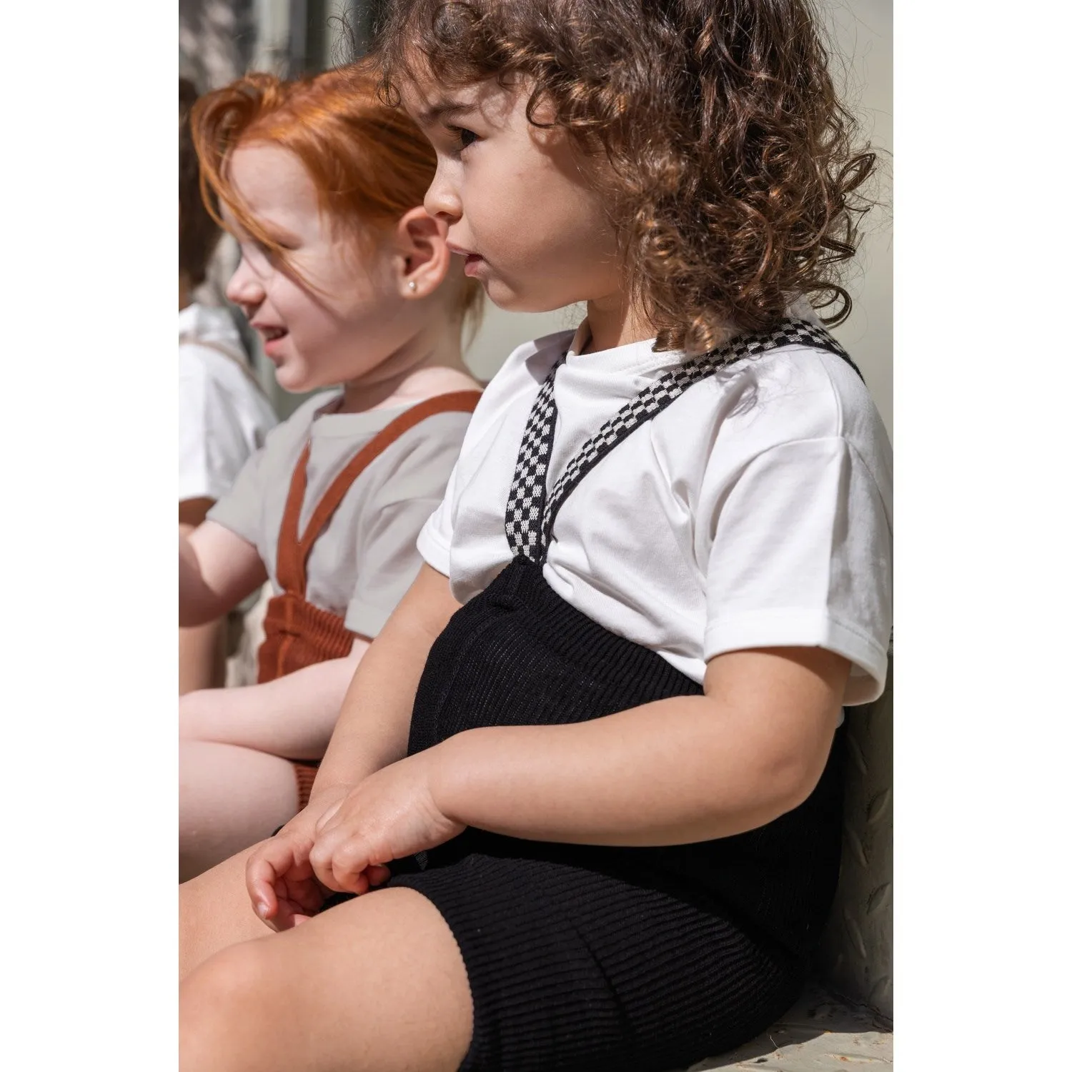 Silly Silas Cinnamon Shorty Tights With Braces