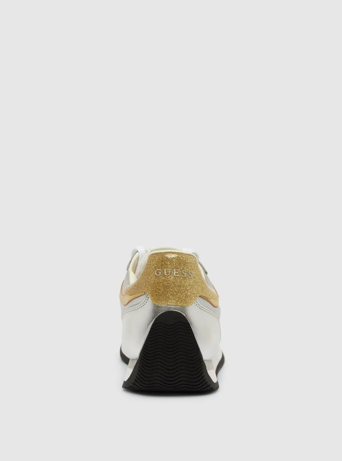 Silver Skroll Low-Top Sneakers Guess