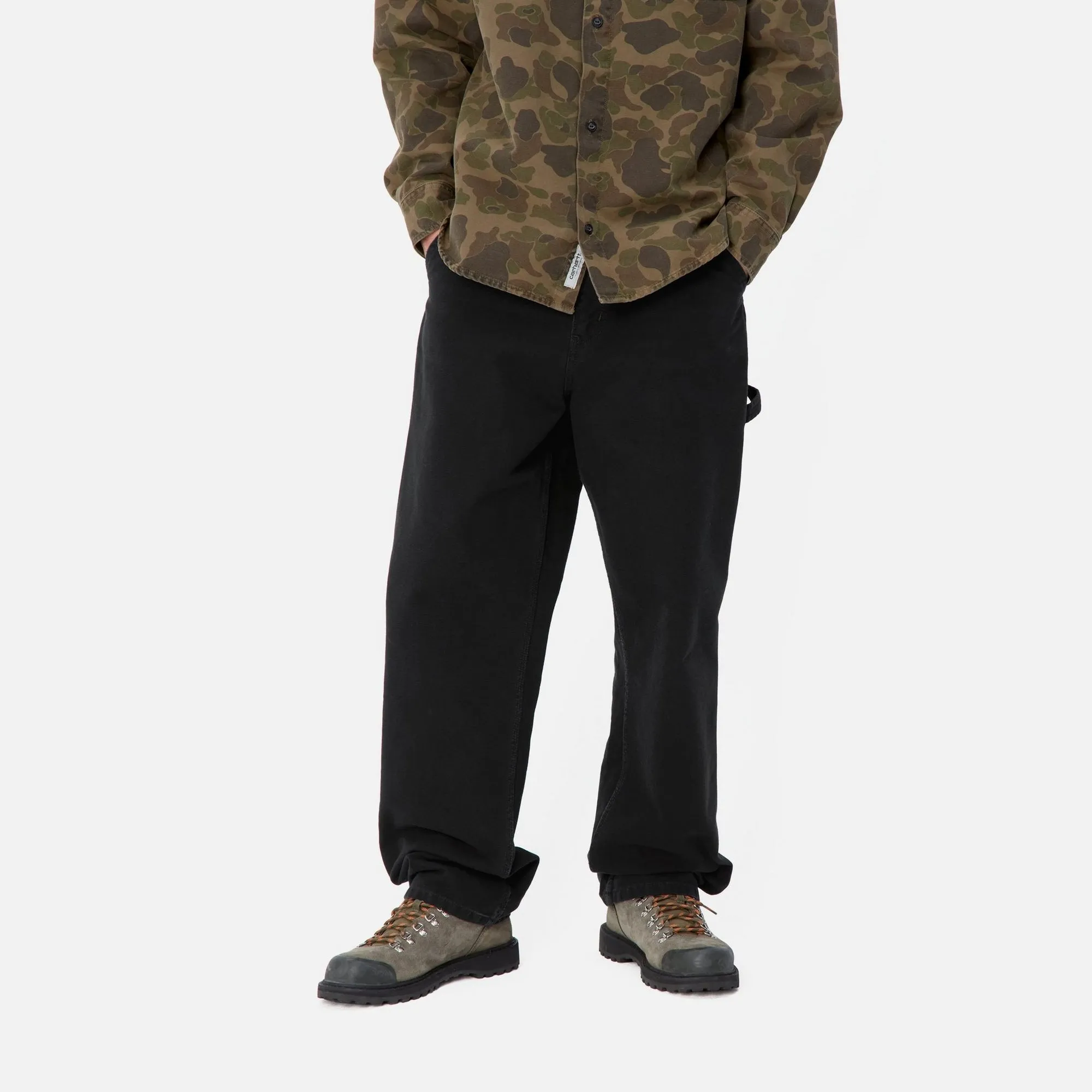 Single Knee Pant | Black (aged canvas) Carhartt WIP