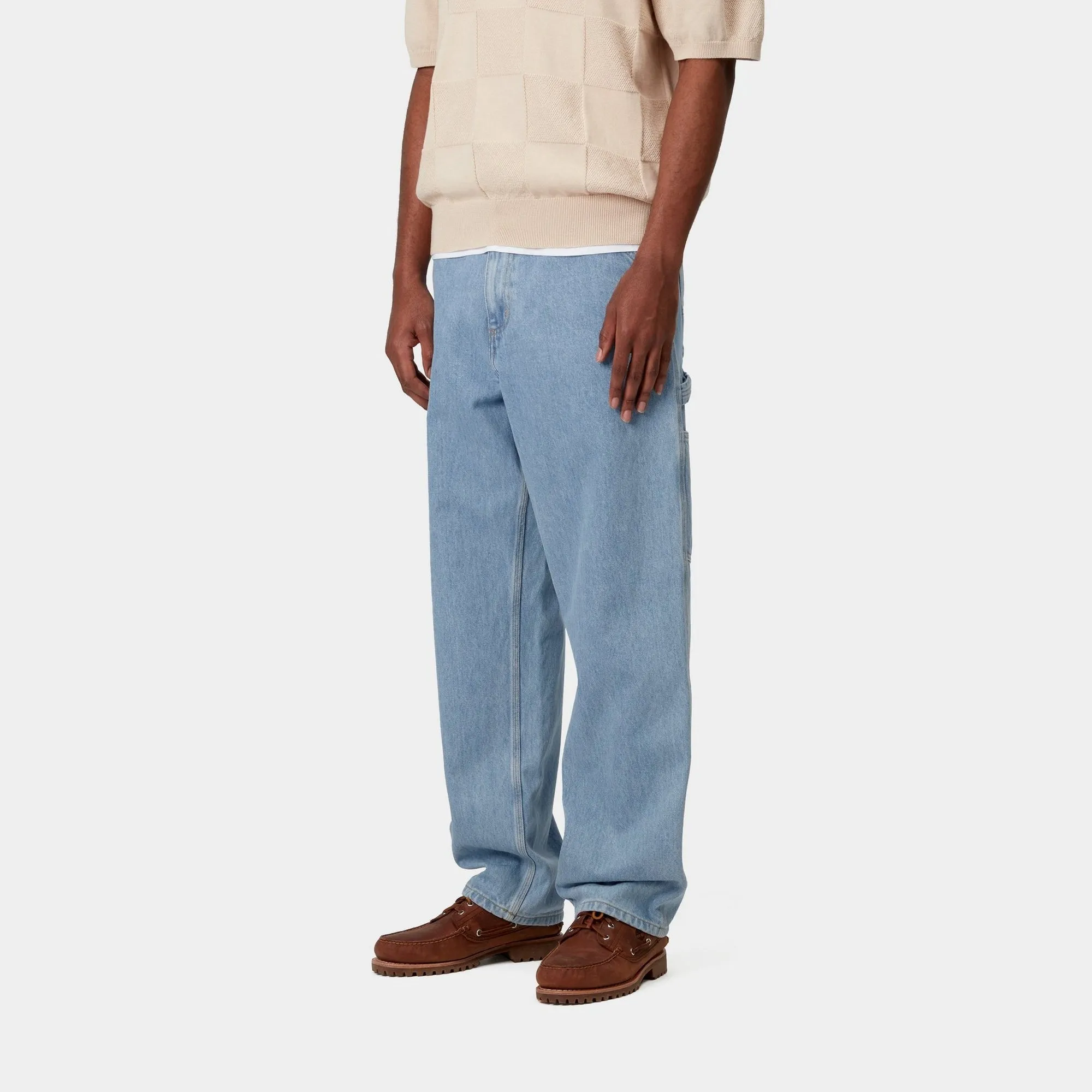 Single Knee Pant - Denim | Blue (stone bleached) Carhartt WIP