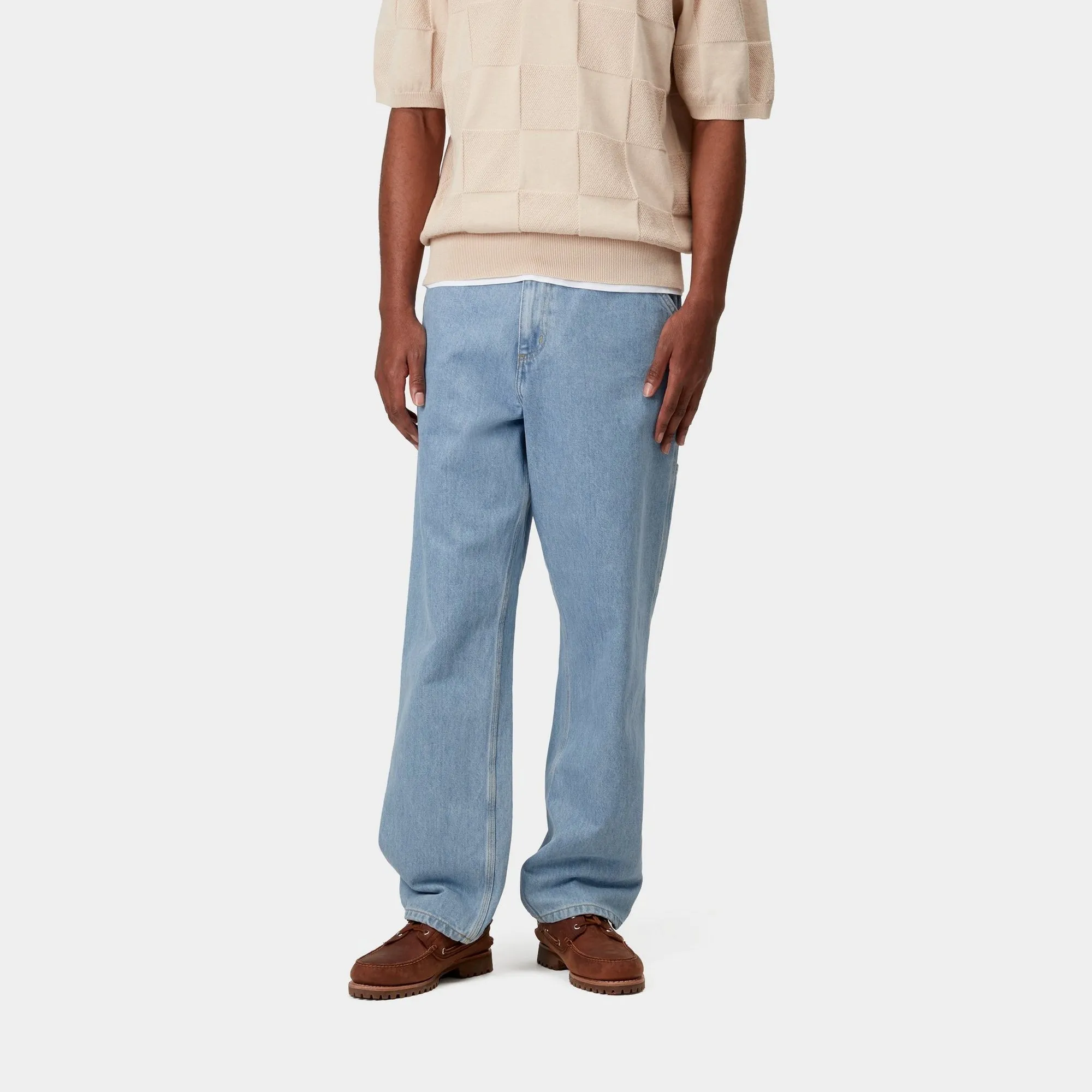 Single Knee Pant - Denim | Blue (stone bleached) Carhartt WIP