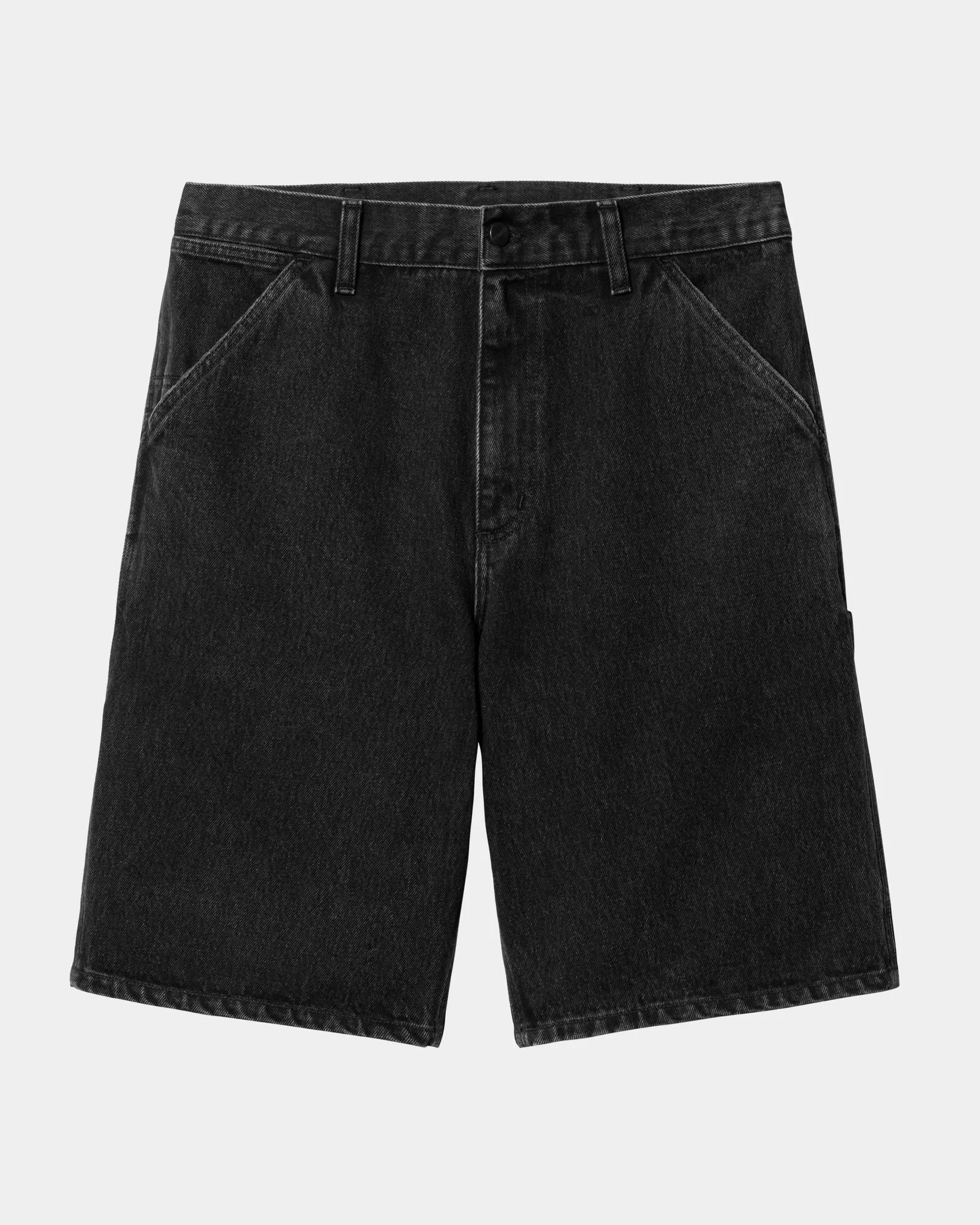 Single Knee Short - Denim | Black (stone washed) Carhartt WIP