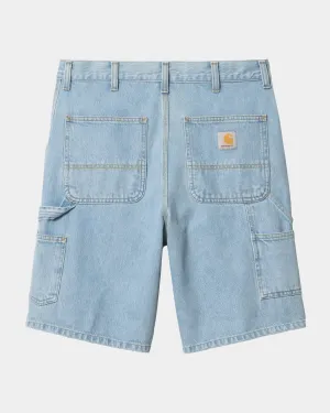 Single Knee Short - Denim | Blue (heavy stone bleached) Carhartt WIP