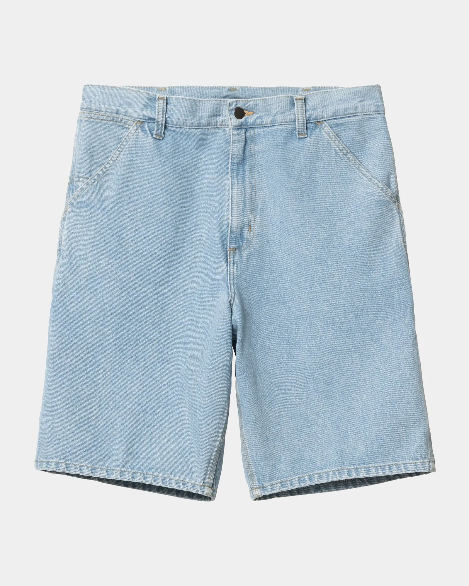 Single Knee Short - Denim | Blue (heavy stone bleached) Carhartt WIP