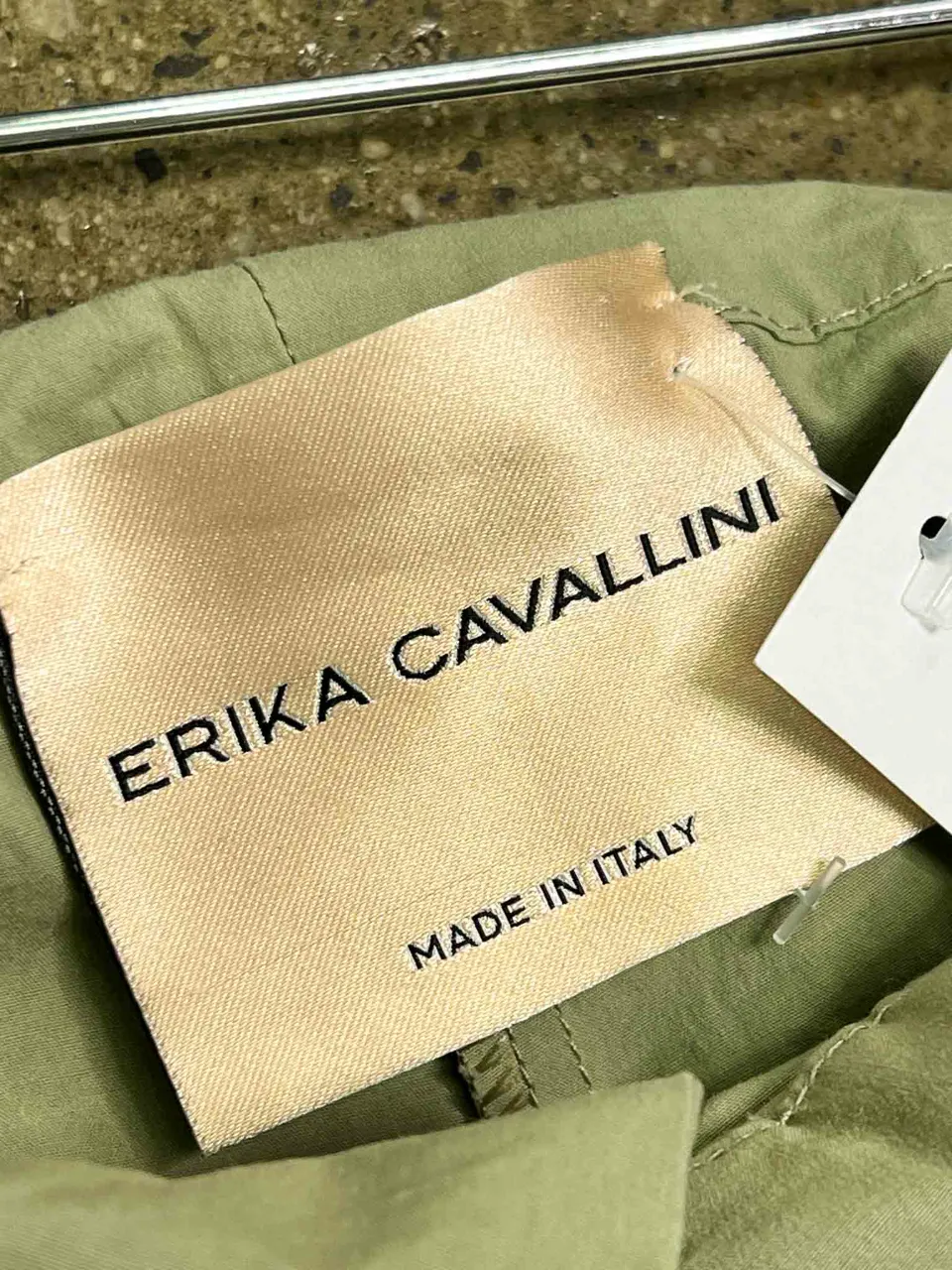Size 38 (M) | Erika Cavallini Military Green Casual Trousers