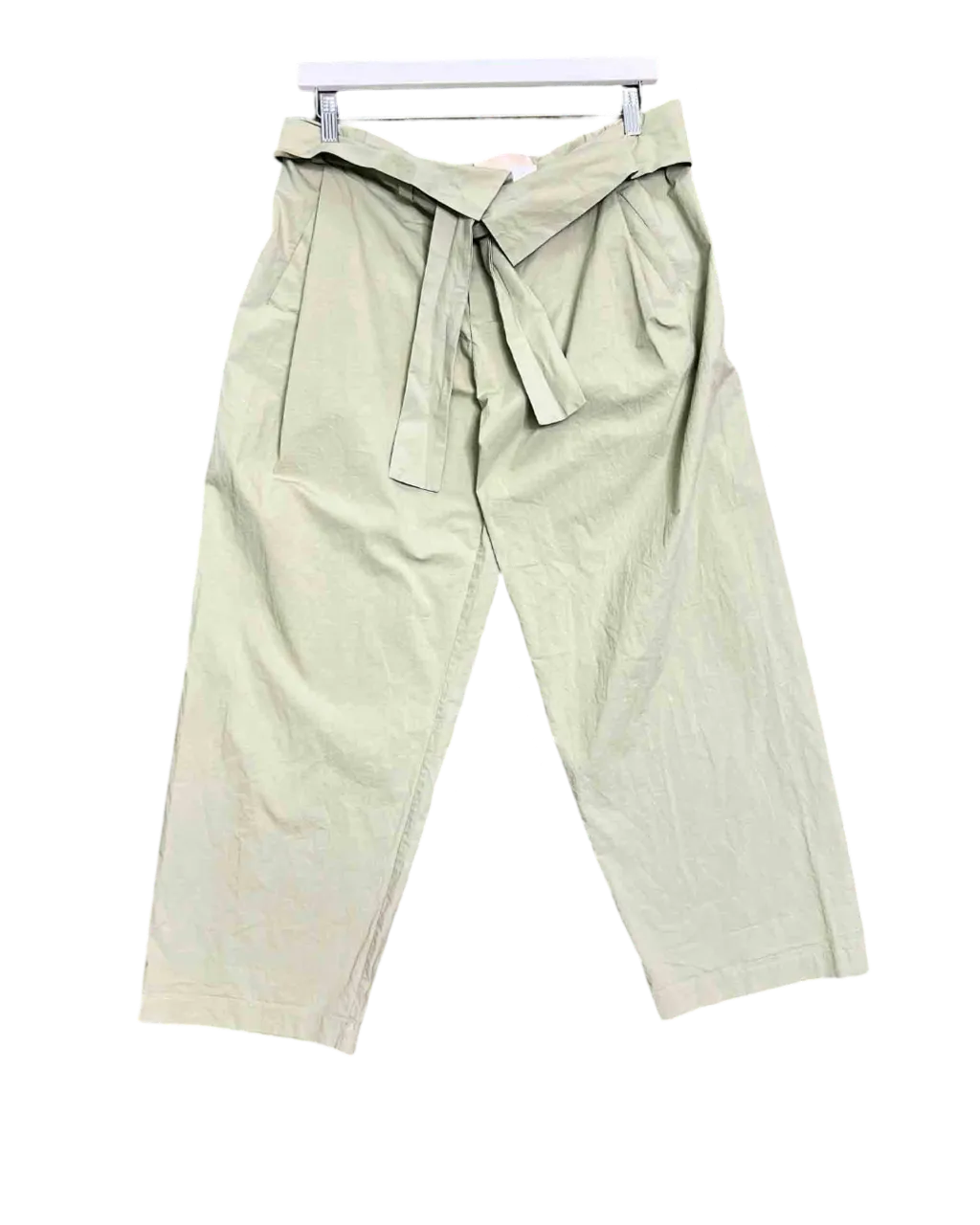 Size 38 (M) | Erika Cavallini Military Green Casual Trousers