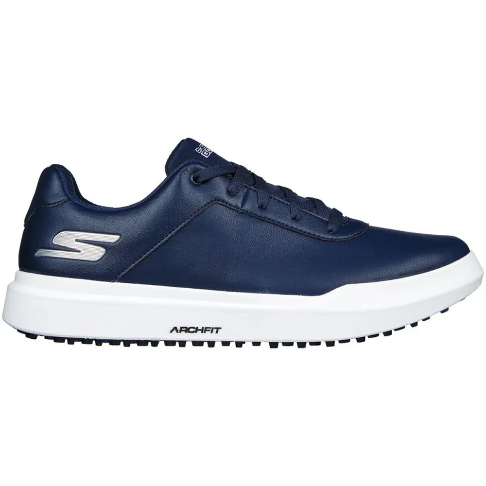 Skechers Go Golf Drive 5 Spikeless Waterproof Shoes - Navy/White