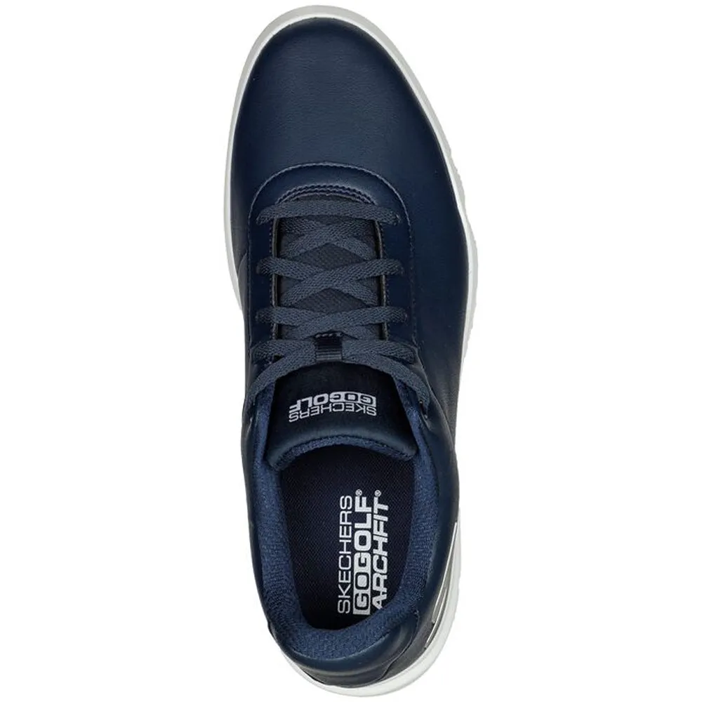 Skechers Go Golf Drive 5 Spikeless Waterproof Shoes - Navy/White