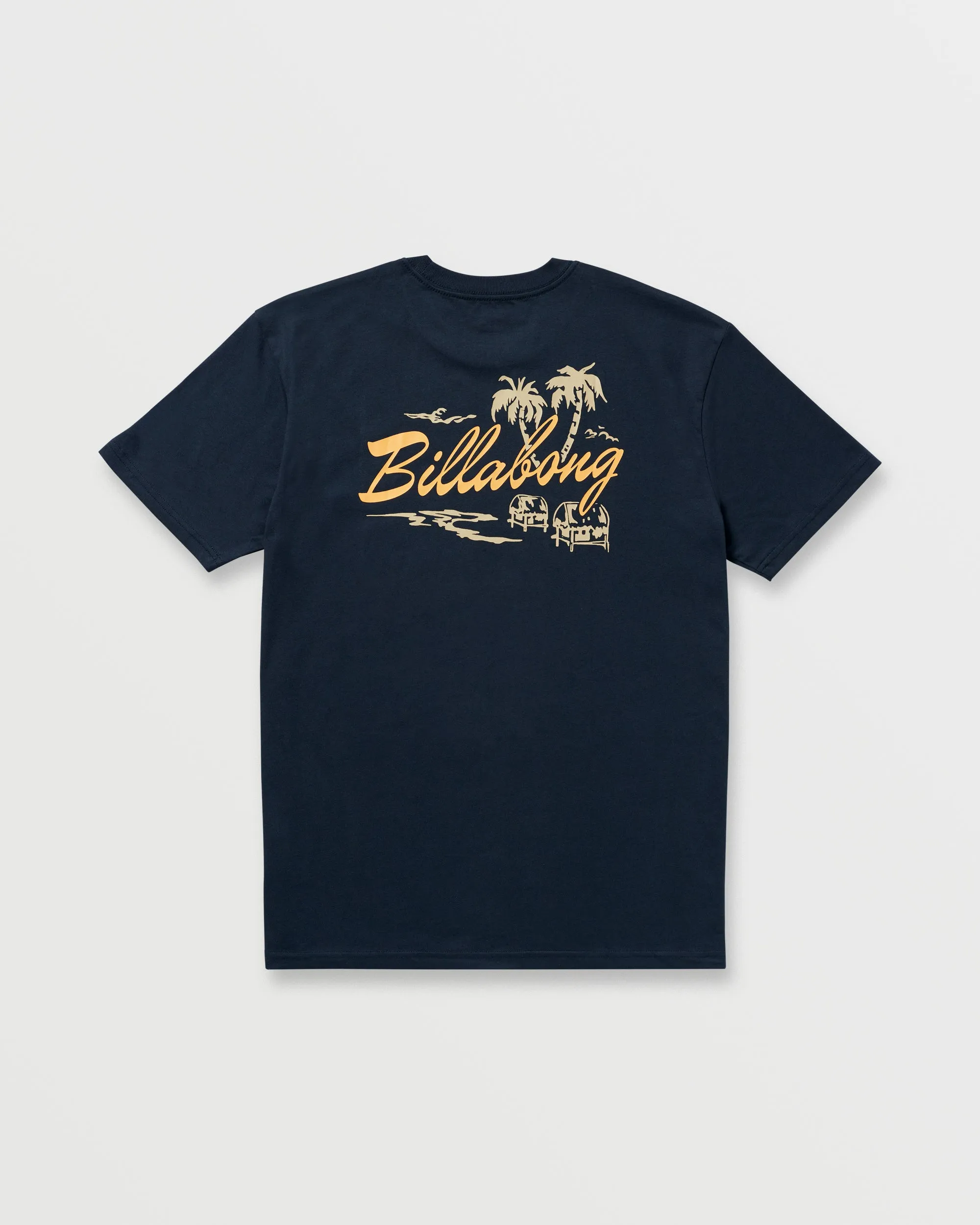 Skull Island Premium Tee - Navy Billabong