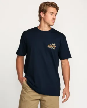 Skull Island Premium Tee - Navy Billabong