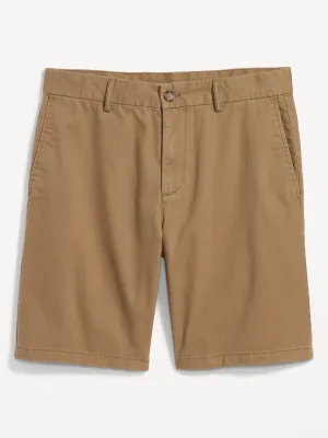 Slim Built-In Flex Rotation Chino Shorts for Men -- 9-inch inseam