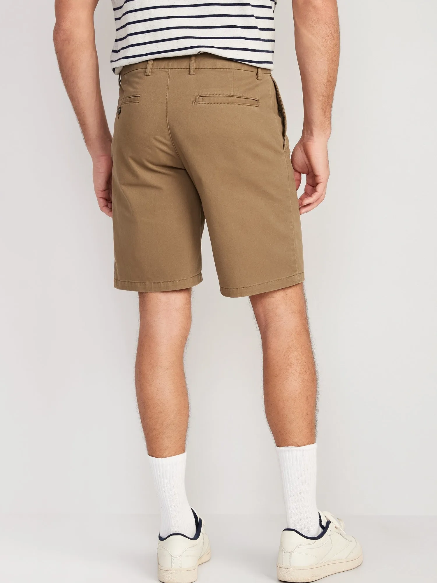 Slim Built-In Flex Rotation Chino Shorts for Men -- 9-inch inseam