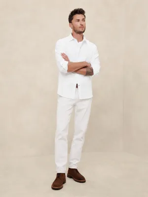 Slim Linen-Blend Shirt Banana Republic