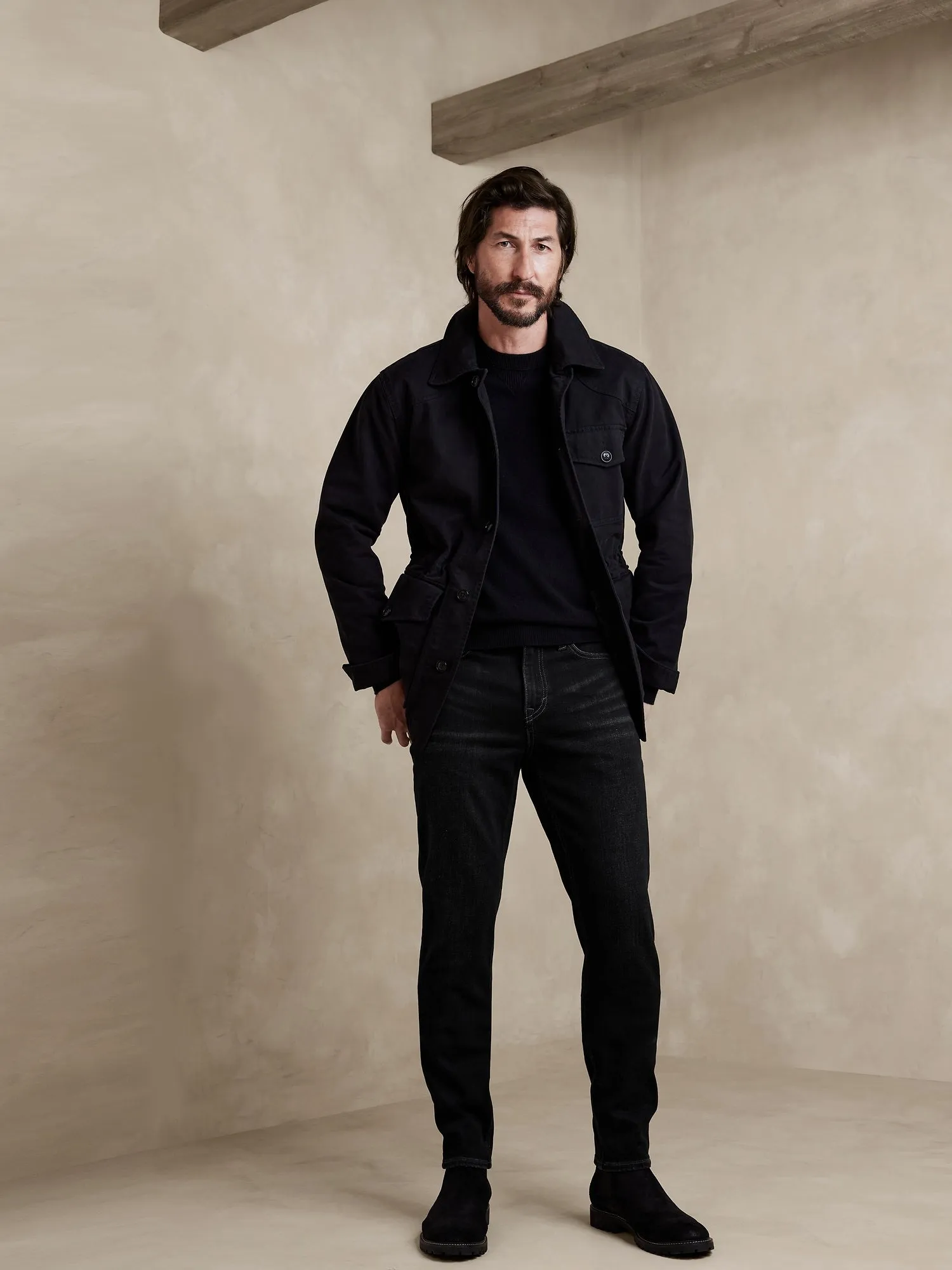 Slim Luxe Traveler Jean Banana Republic