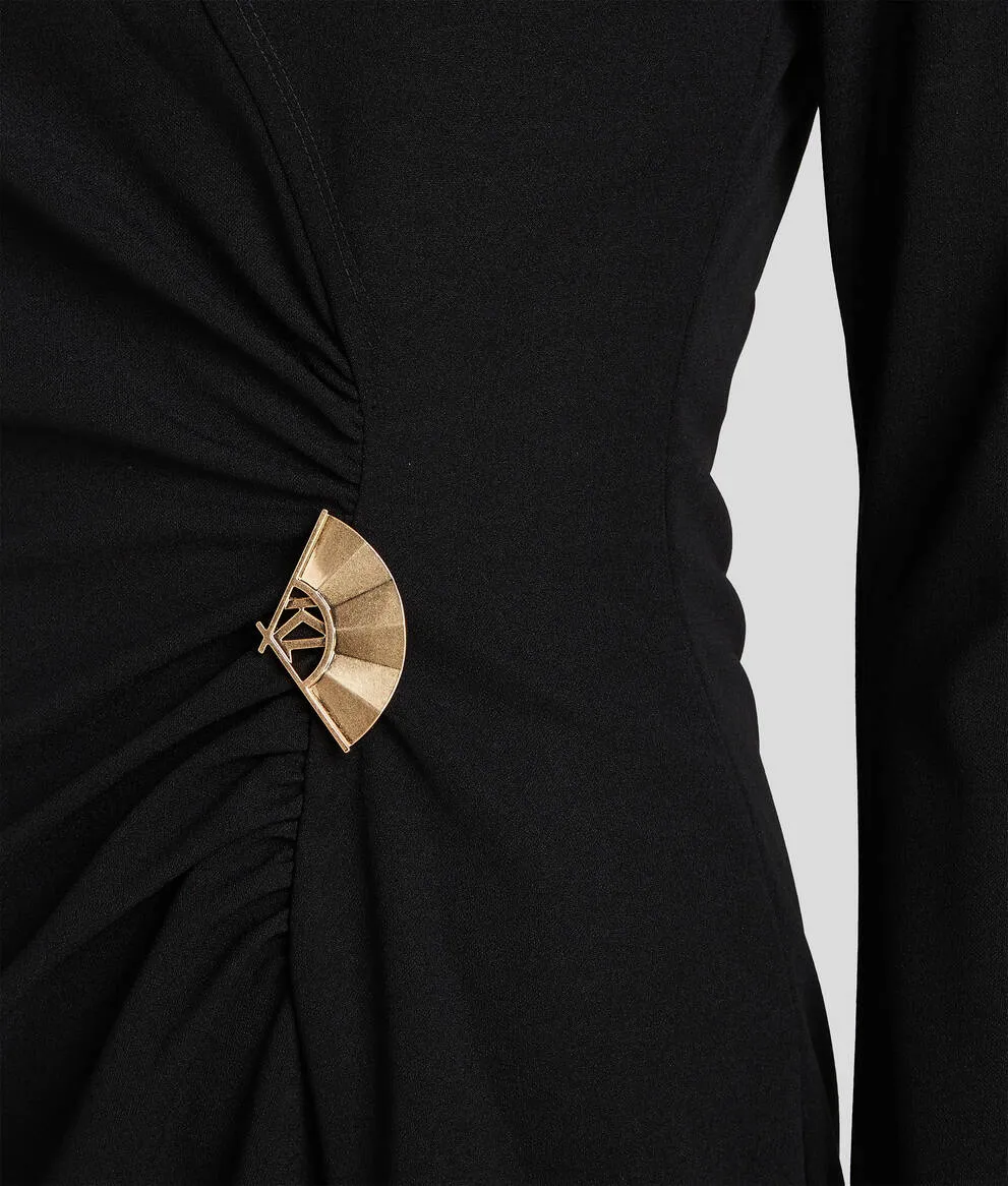 SLIT-DETAIL DRESS HANDPICKED BY HUN KIM