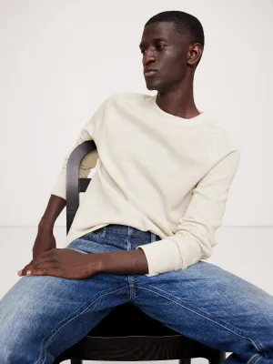 Slub Double-Knit Crew-Neck T-Shirt Banana Republic