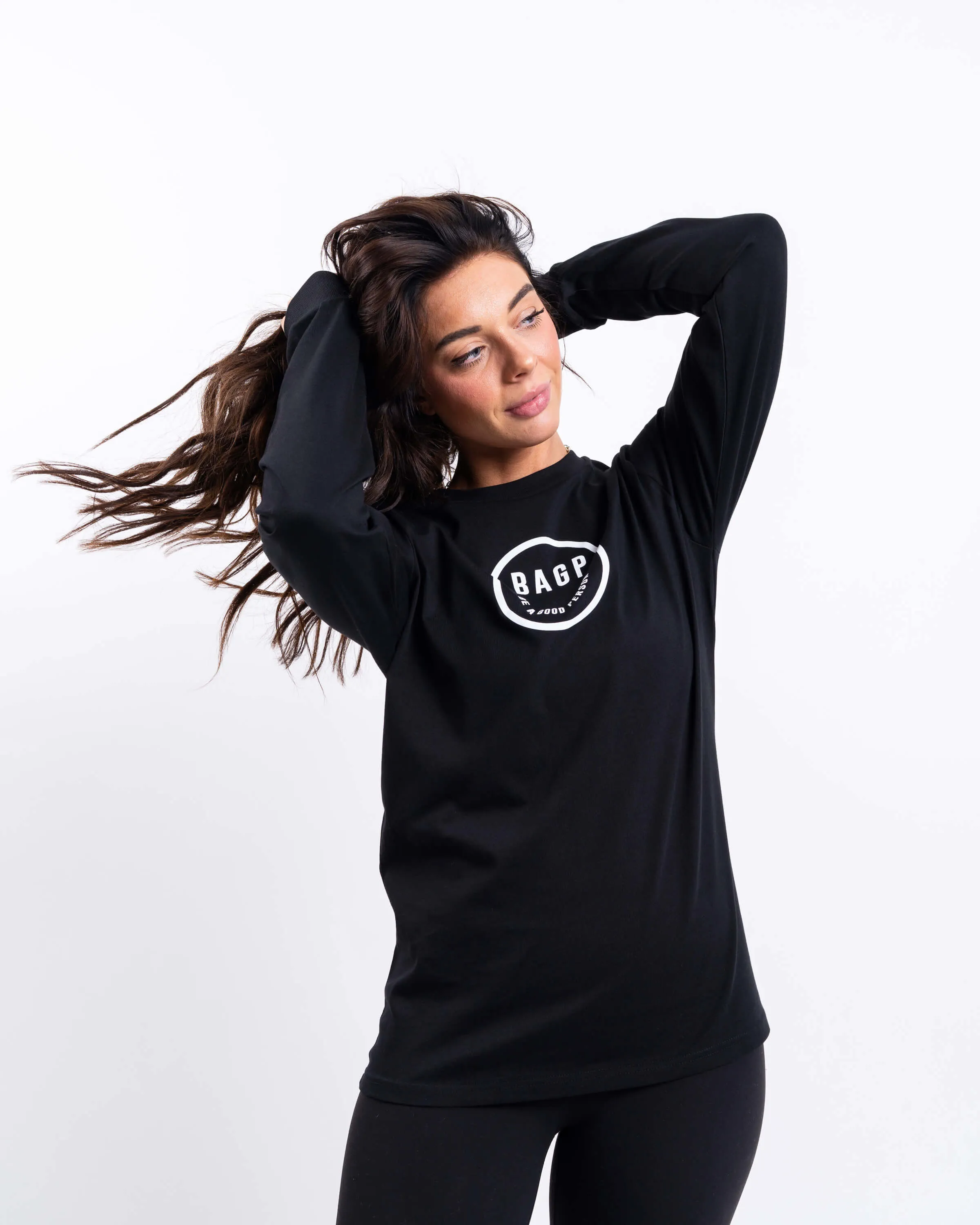 Smiley Long Sleeve - Black