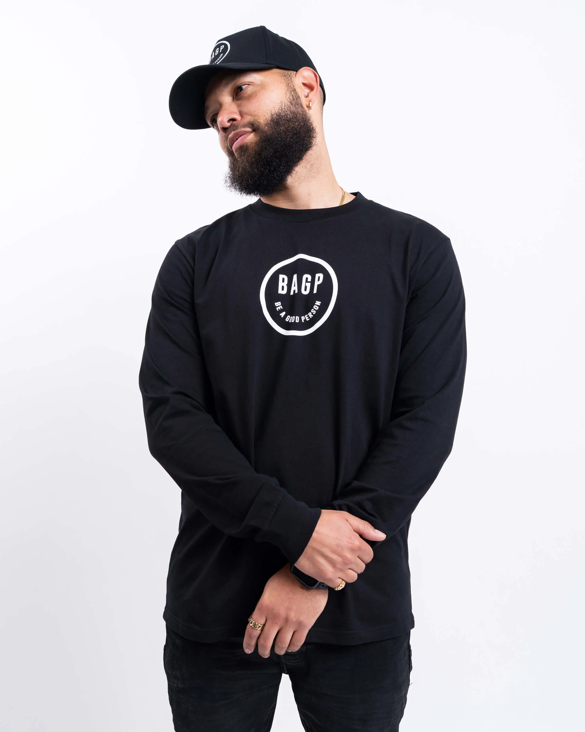 Smiley Long Sleeve - Black