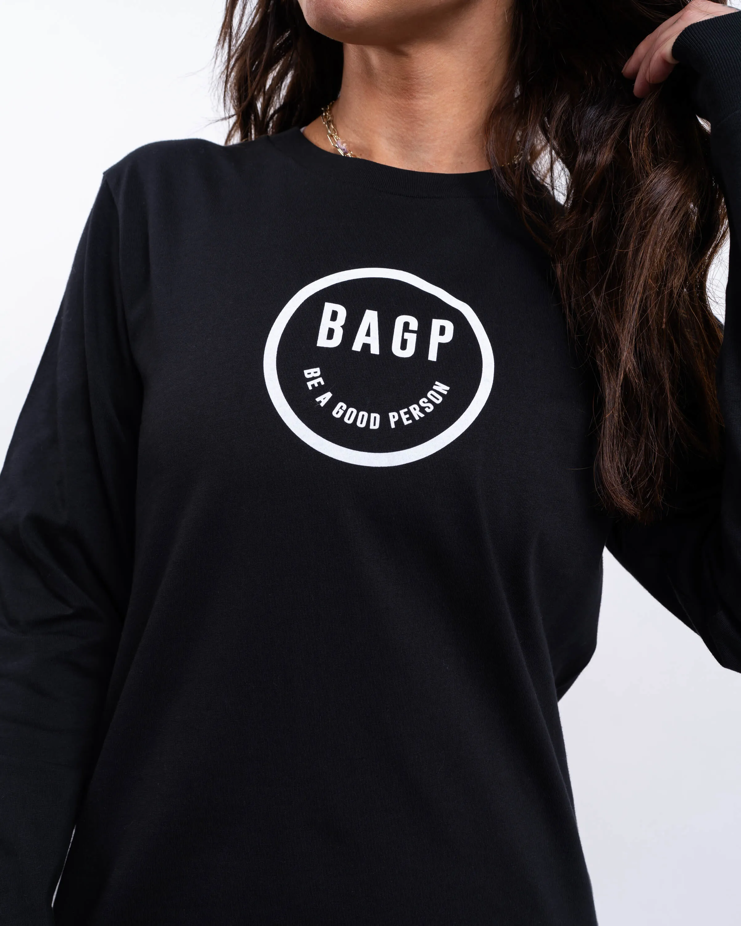 Smiley Long Sleeve - Black