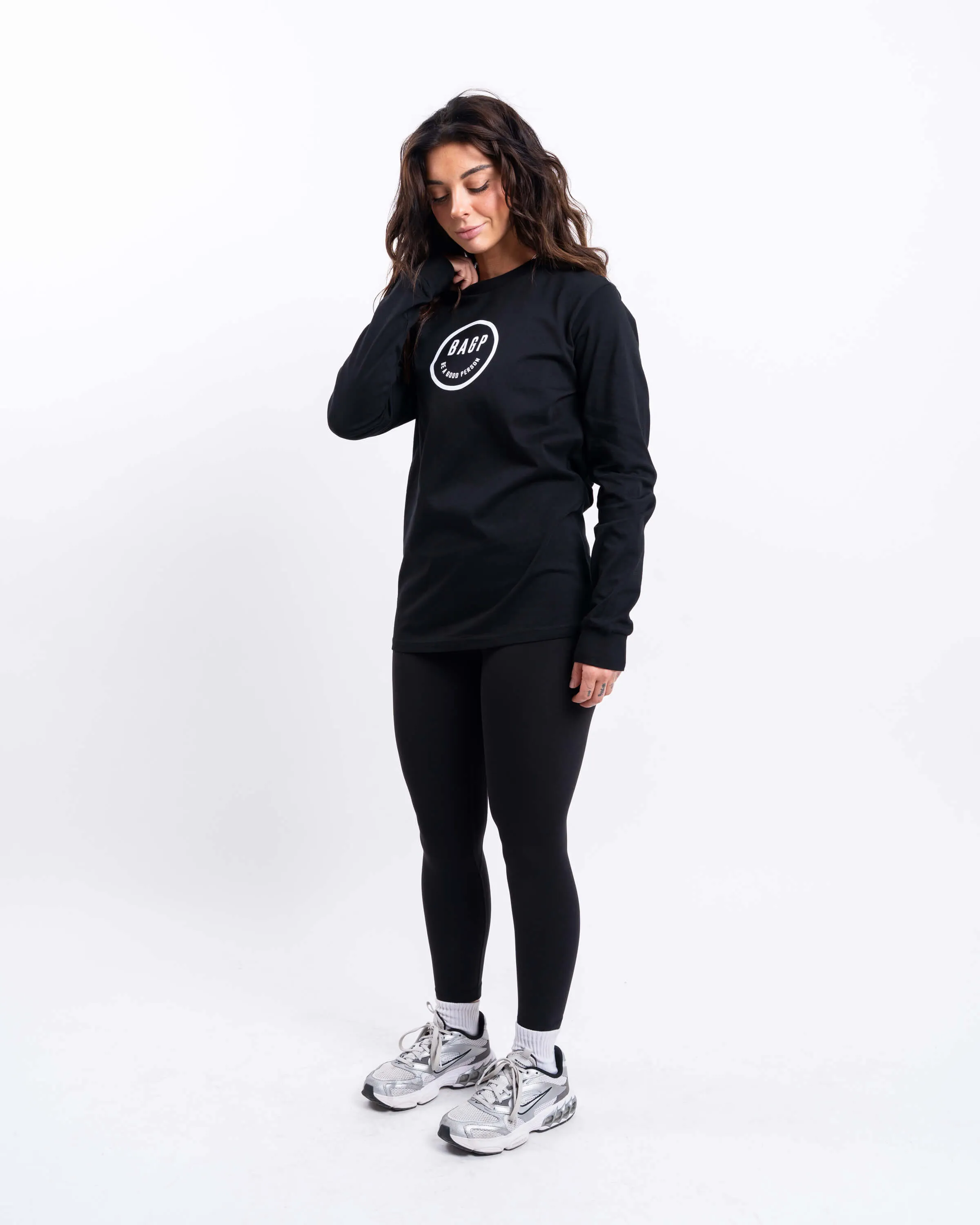 Smiley Long Sleeve - Black