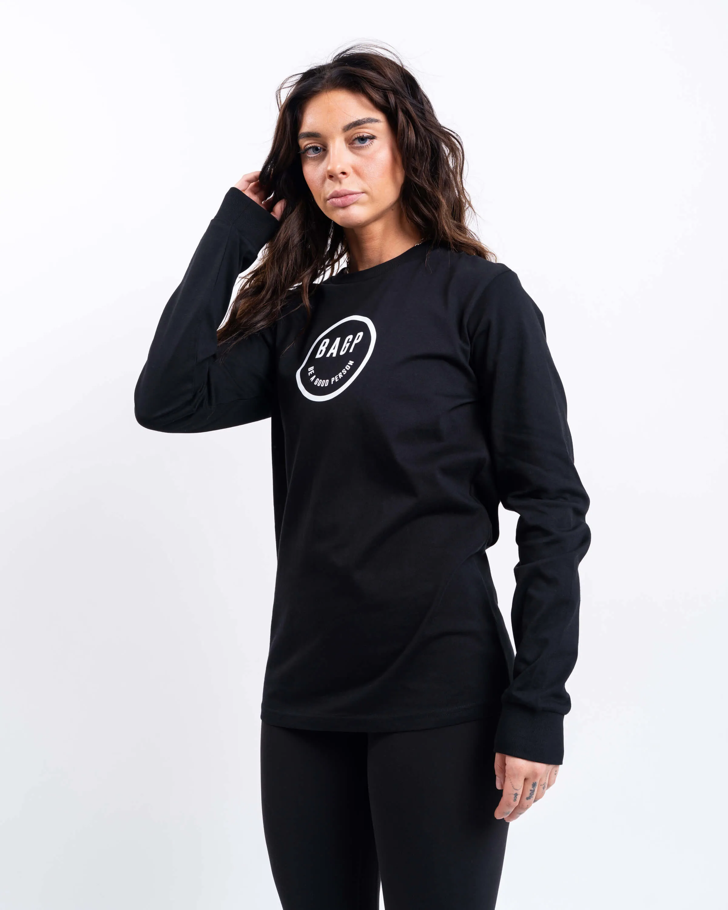 Smiley Long Sleeve - Black