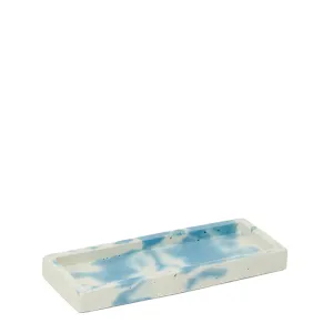 Smith & Goat Rectangle Tray Blue / White
