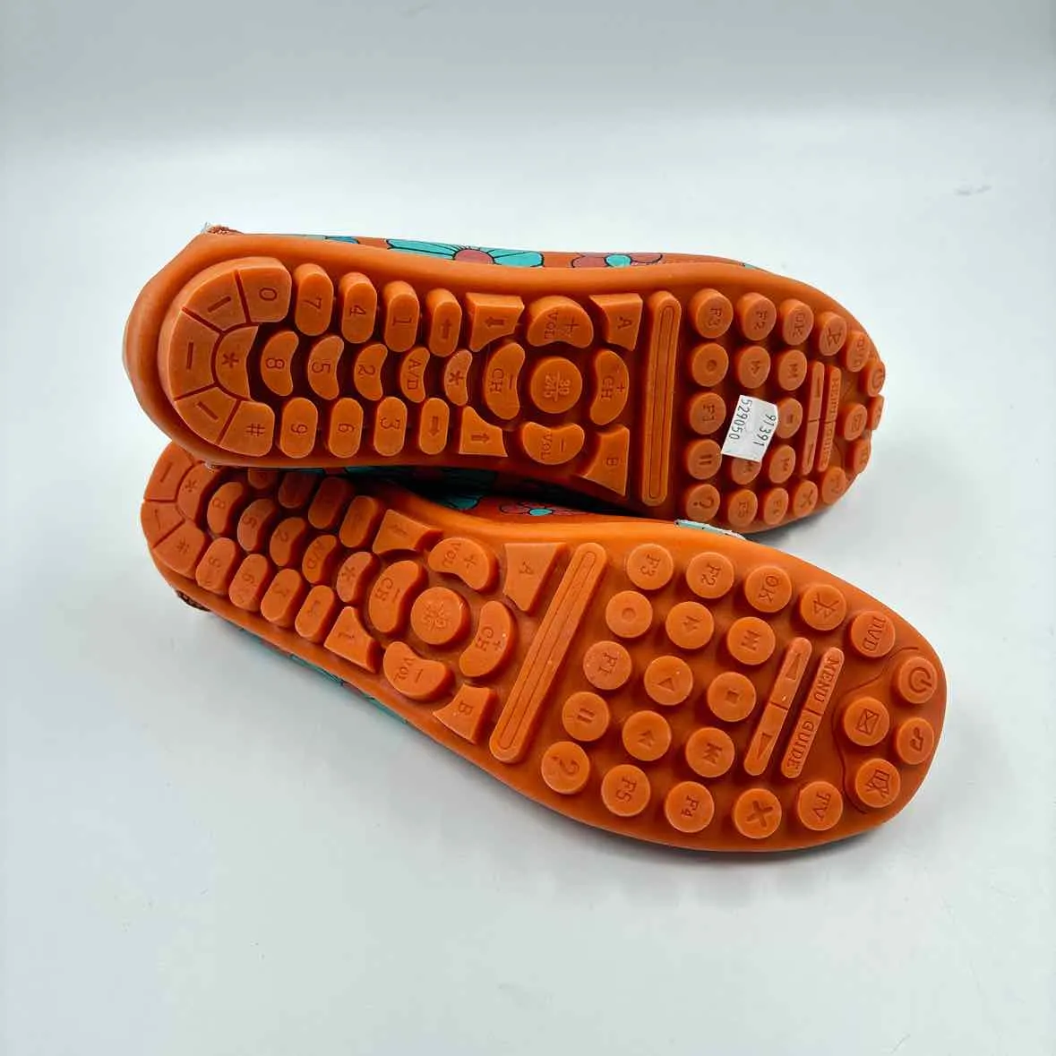 SoComfy Women's Shoe Size 7 Burnt Orange Floral Casual Shoes
