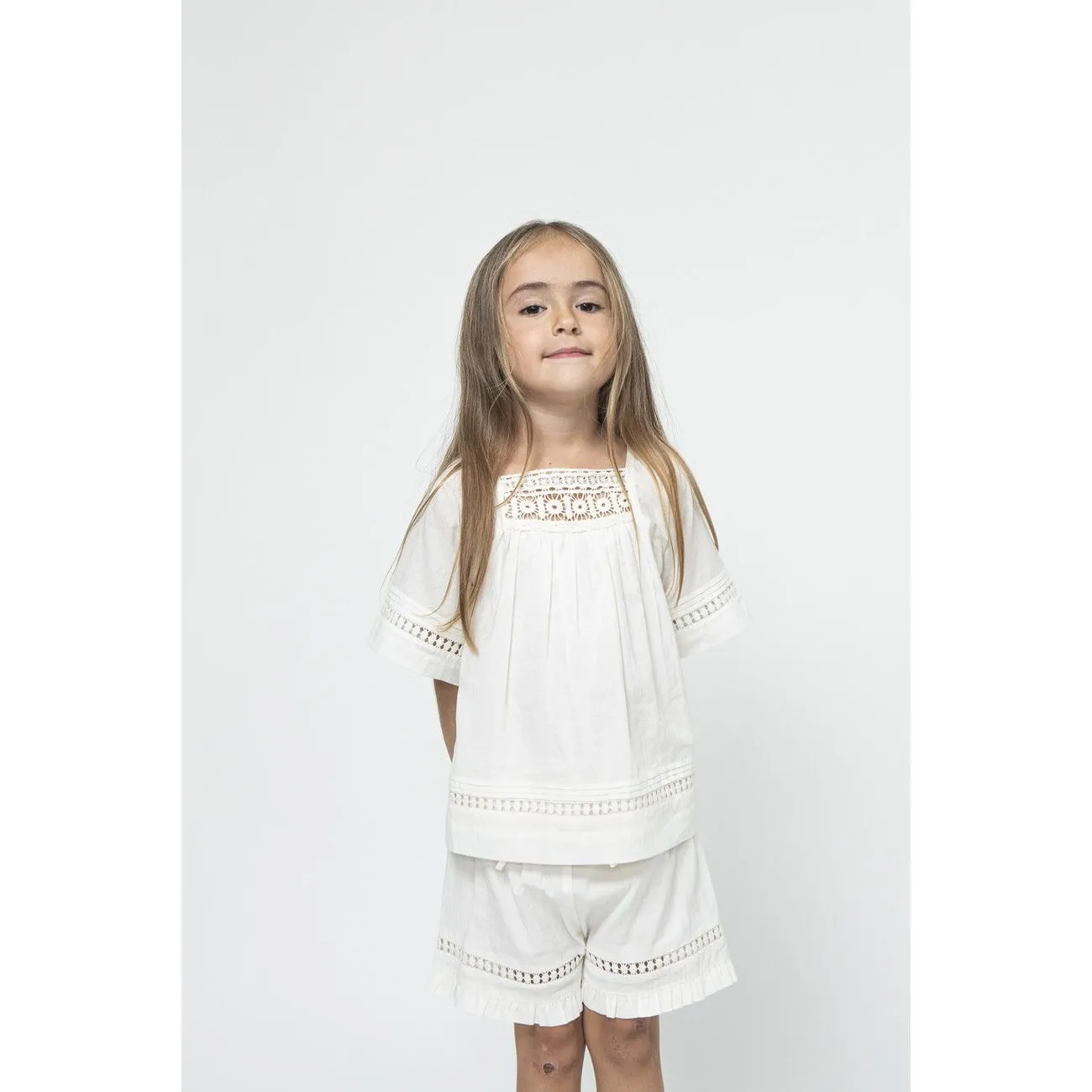 Sofie Schnoor Antique White Shorts