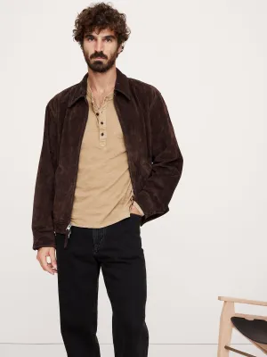 Soft Wash Henley T-Shirt Banana Republic