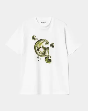 Solar Chrome C-Logo T-Shirt | White Carhartt WIP