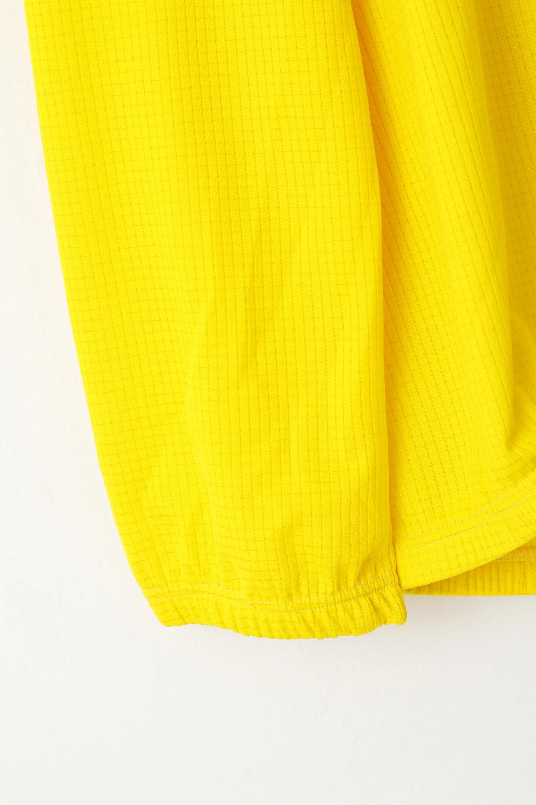 Spark Men XXL Cycling Shirt Yellow Stretch Zip Neck European Bike Equipment Top