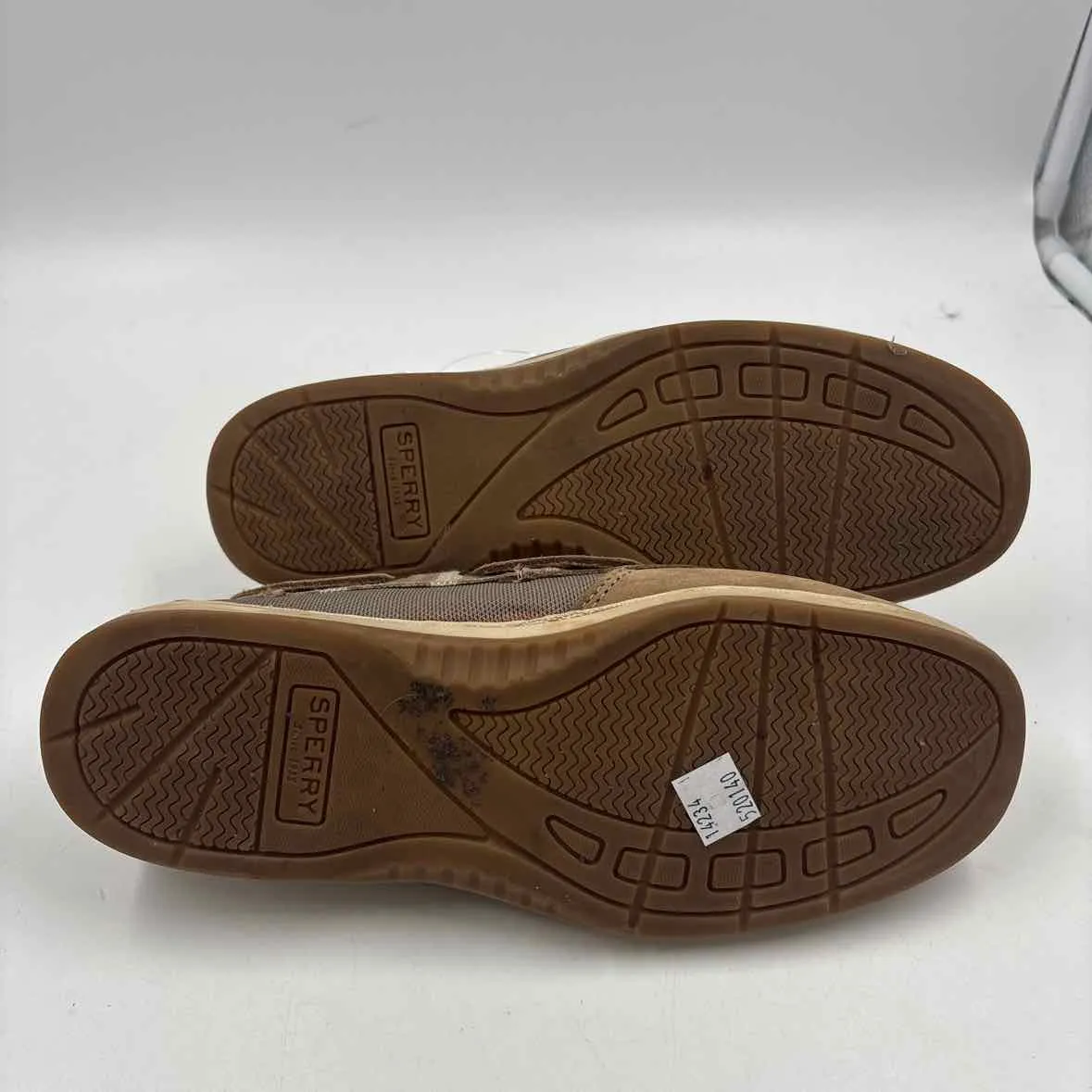 Sperry Women's Shoe Size 6 Tan Plaid Casual Shoes