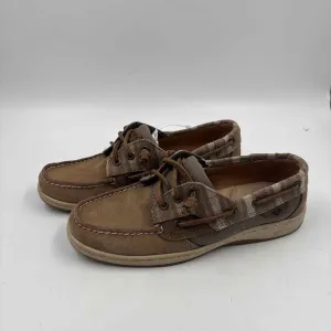 Sperry Women's Shoe Size 6 Tan Plaid Casual Shoes
