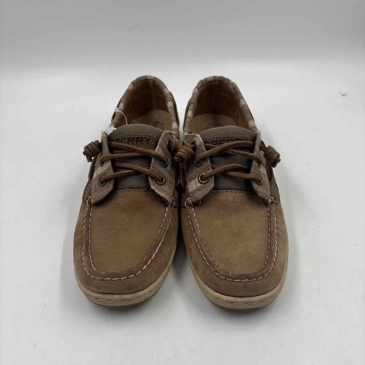 Sperry Women's Shoe Size 6 Tan Plaid Casual Shoes