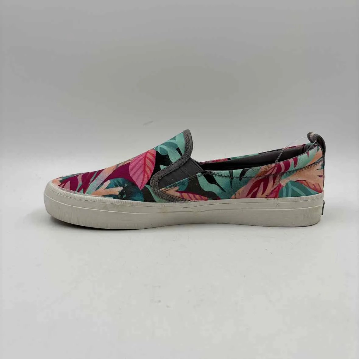 Sperry Women's Shoe Size 8 Teal Floral Casual Shoes