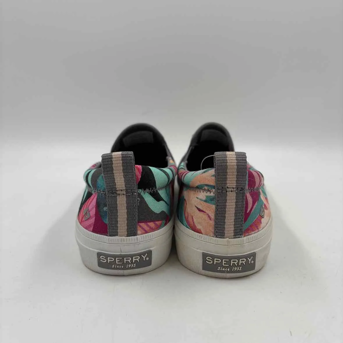 Sperry Women's Shoe Size 8 Teal Floral Casual Shoes