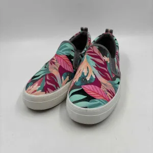 Sperry Women's Shoe Size 8 Teal Floral Casual Shoes