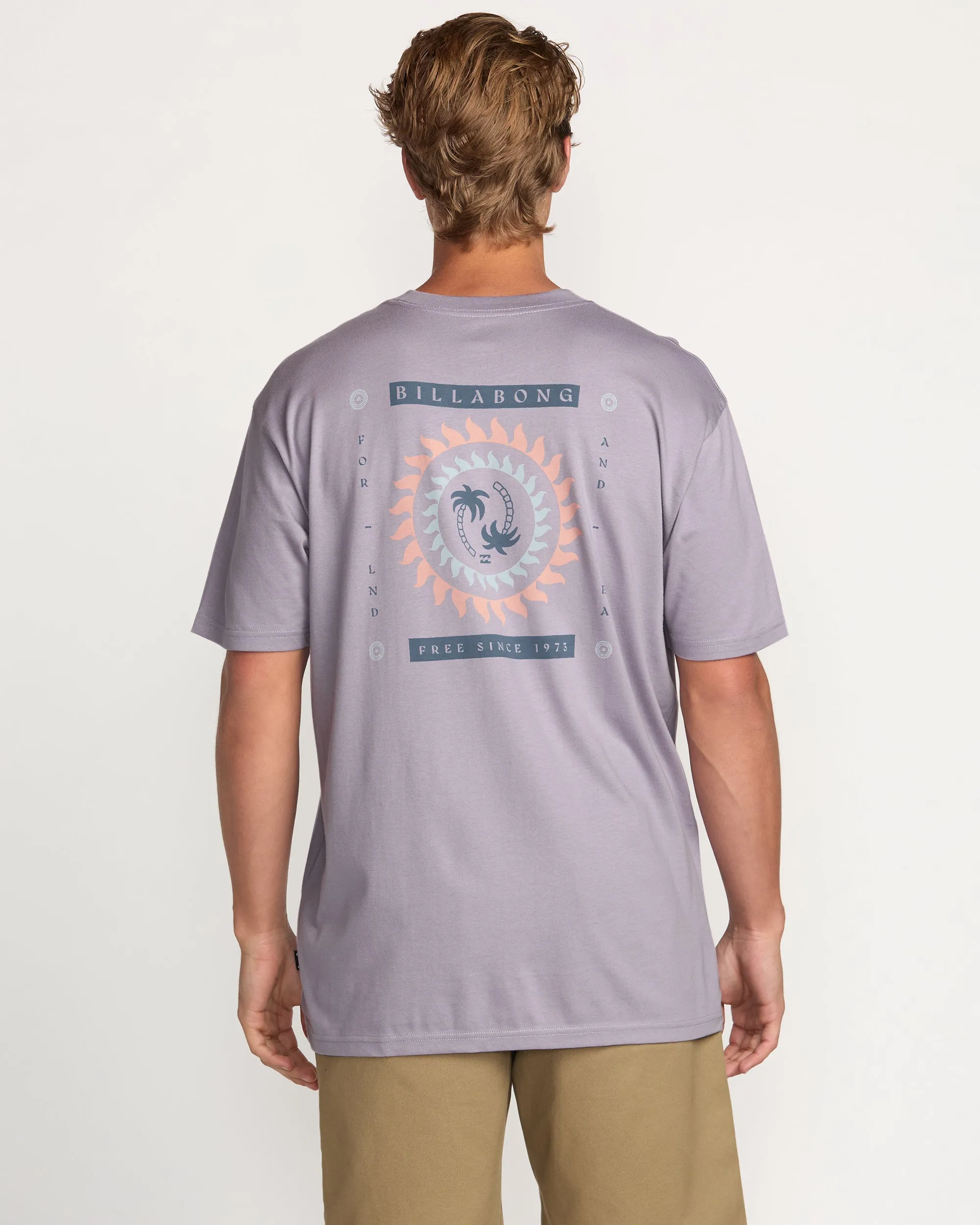 Spun Out Premium Tee - Light Purple Billabong