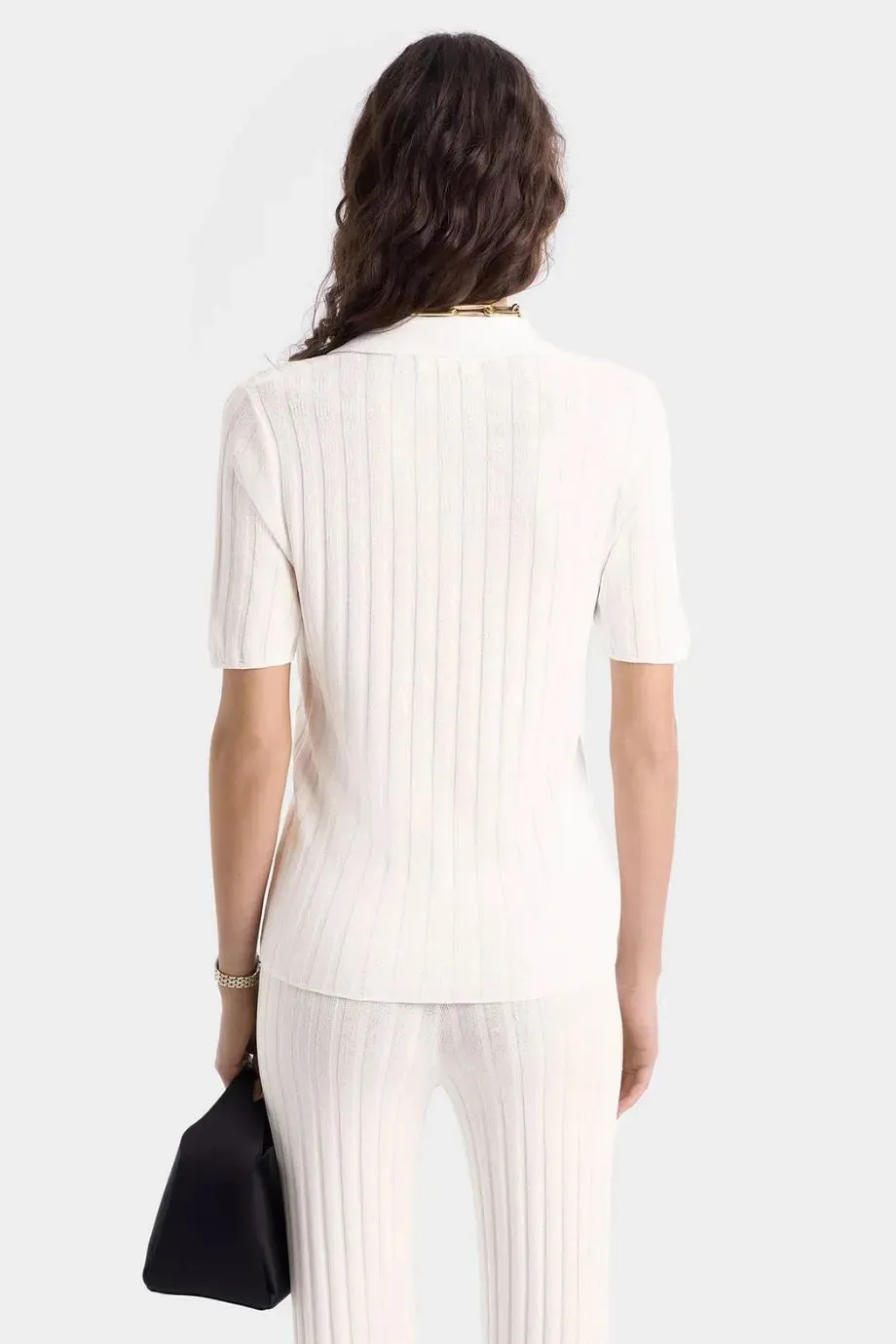 SRC Ribbed Trousers in Beige