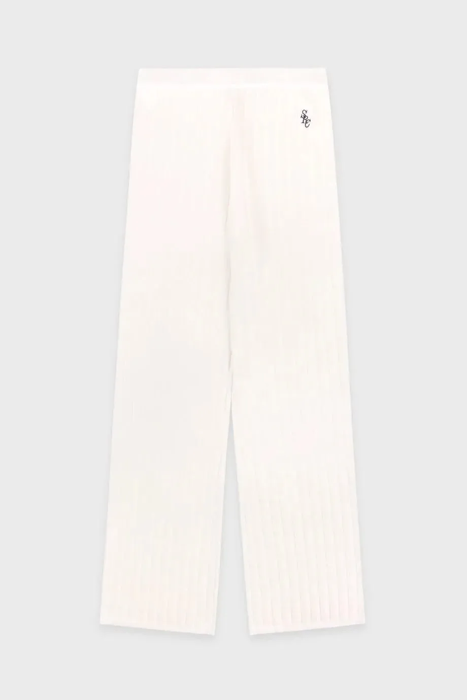 SRC Ribbed Trousers in Beige