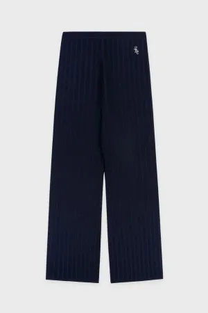 SRC Ribbed Trousers in Blue