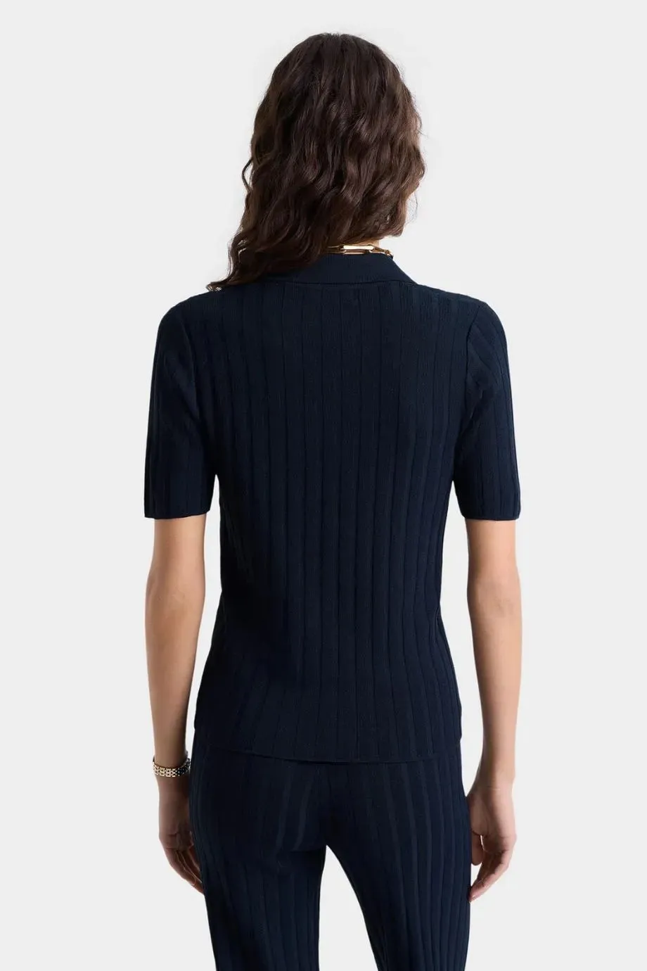 SRC Ribbed Trousers in Blue