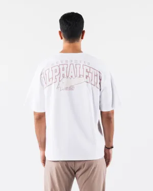 Stadium Tee - White Alphalete Athletics