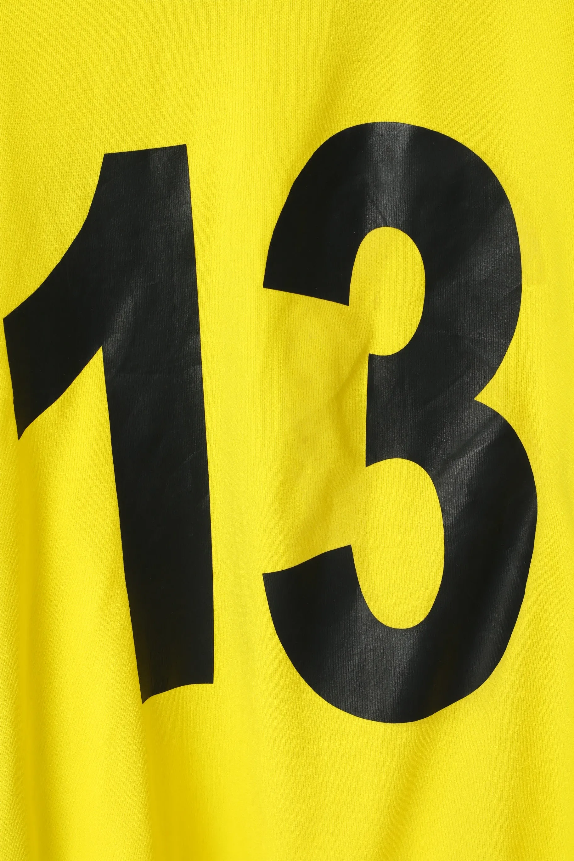 Stanno Leam Rangers Men M/L Shirt Yellow Football Club Climatec #13 Long Sleeve Top