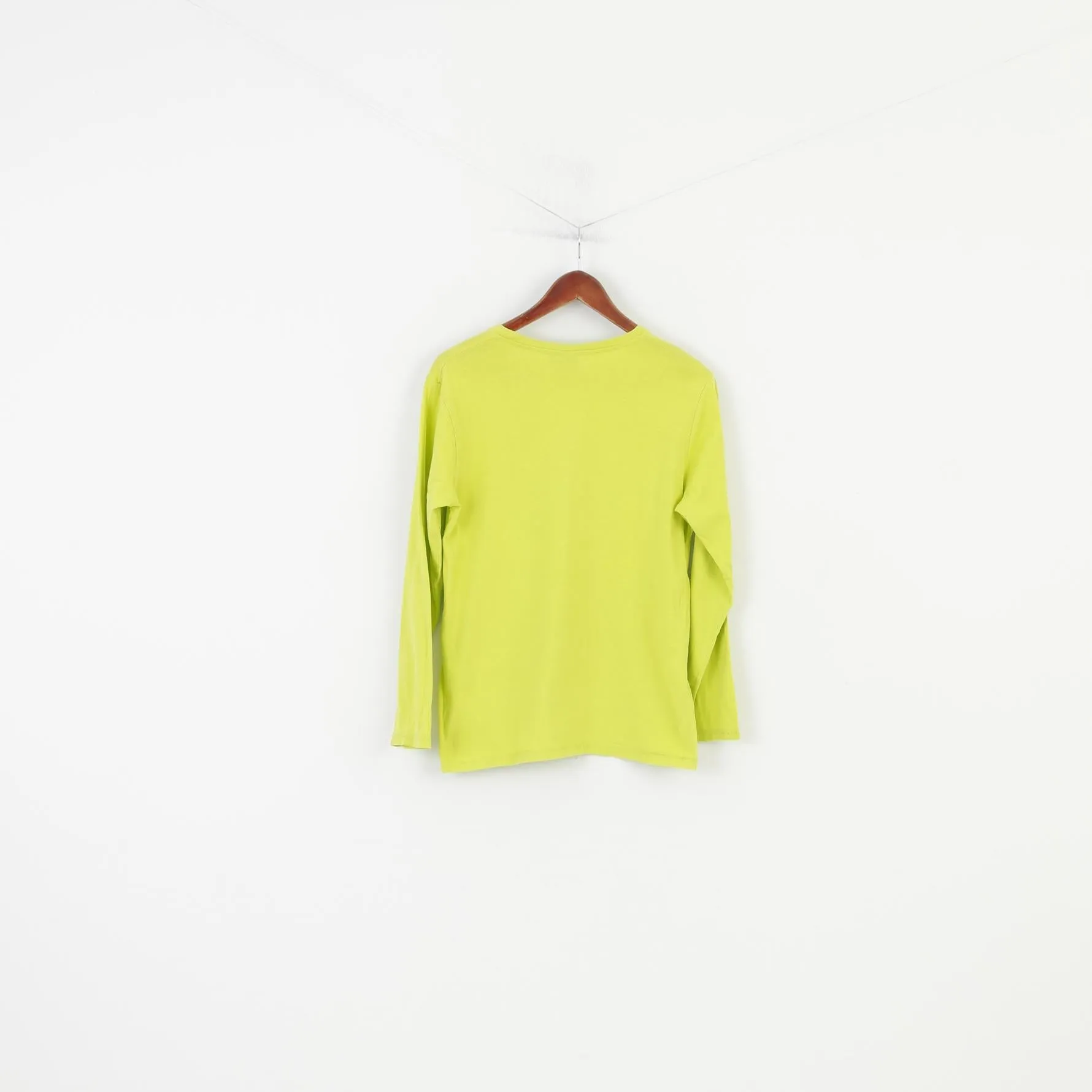Star Wars Boys 176  S Long Sleeved Shirt Lime The Cone Wars Yoda Crew Neck Sport Top
