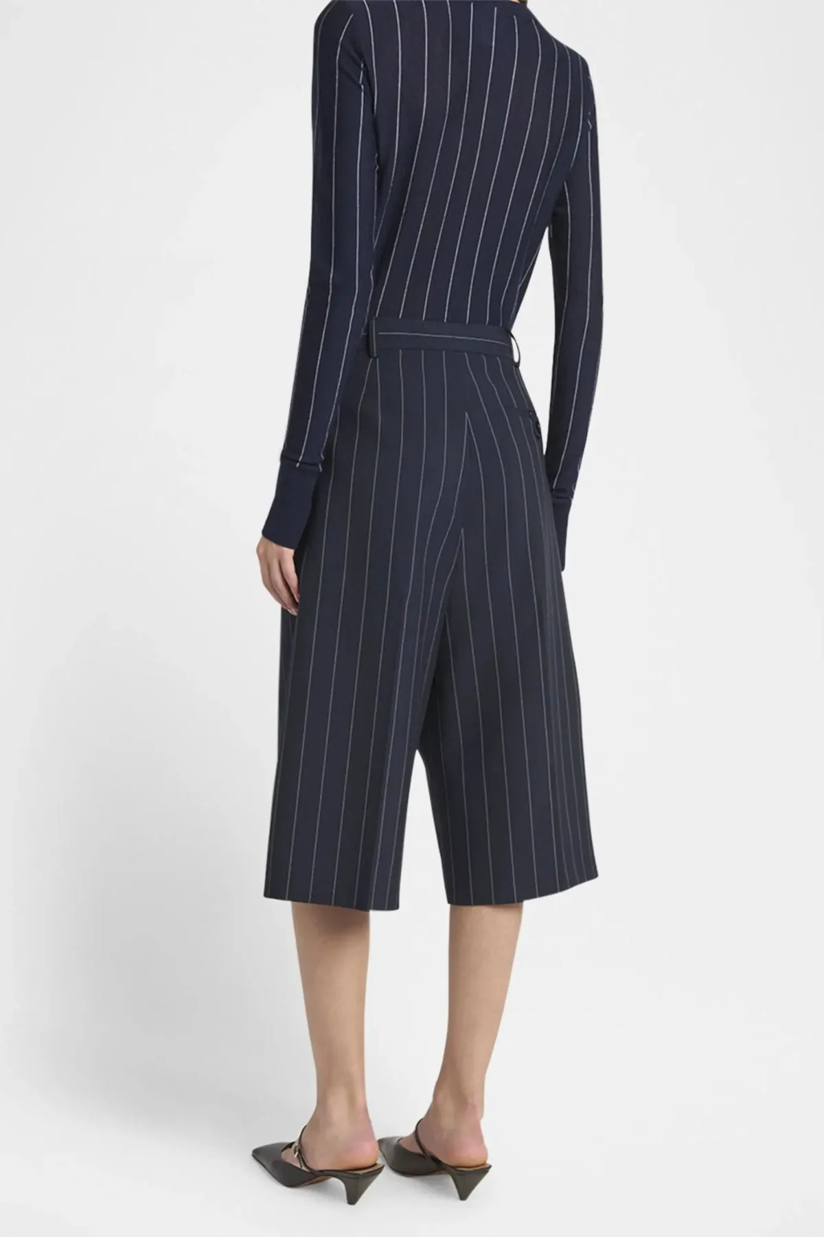 Stella McCartney Wide Pinstripe Culotte - Ink MCCARTNEY
