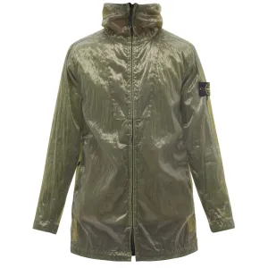 Stone Island 82/22 Garment-Dyed Nylon Coat