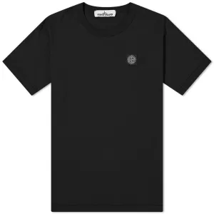 Stone Island Black Patch Logo T-Shirt