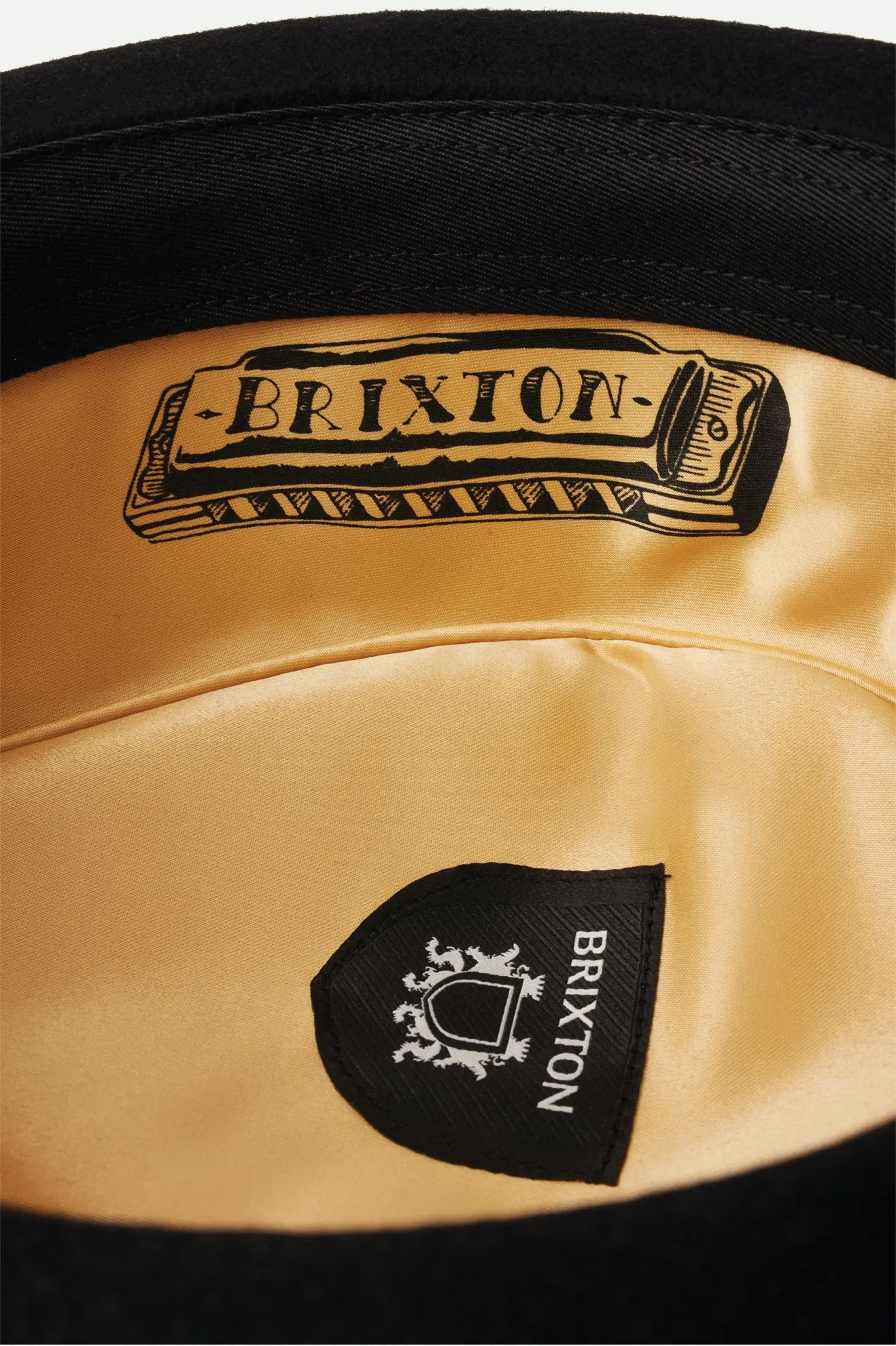 Stout Pork Pie - Black/Black Brixton